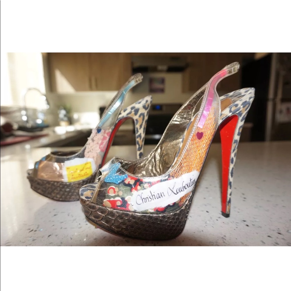 Christian Louboutin Winter Trash 150 PVC/Suede 36